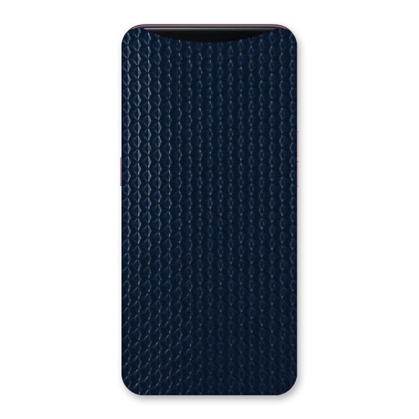 Blue Pattern Back Case for Oppo Find X